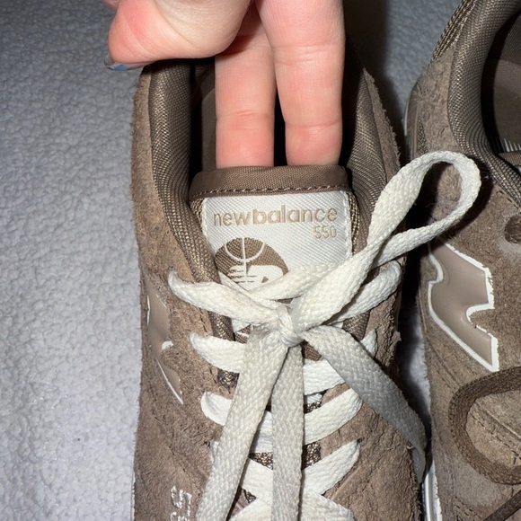 New Balance 550 Mushroom Brown Suede BB550PHA Rare Women’s 8 Mens 6.5 Brown - Picture 6 of 9
